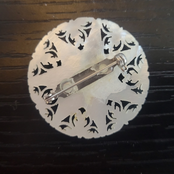 Vintage pin mother of pearl - Picture 2 of 2
